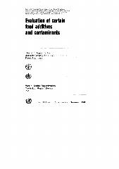 Evaluation of certain food additives and contaminants : thirtieth report of the Joint FAO/WHO Expert Committee on Food Additives