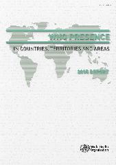 WHO presence in countries, territories and areas: 2015 report