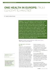 One Health in Europe: from concept to practice