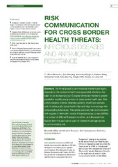 Risk communication for cross-border health threats