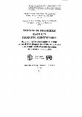 Résidus de pesticides dans les produits alimentaires : rapport de la réunion conjointe du Groupe de travail FAO d' experts des résidus de pesticides et du Comité OMS d' experts des résidus de pesticides, tenue en 1975 [‎Genève]