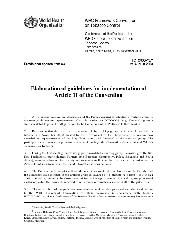 FCTC/COP/3/7 Elaboration of guidelines for implementation of article 11 of the Convention