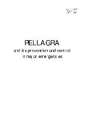 Pellagra and its prevention and control in major emergencies