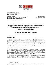 FCTC/COP/4/14 Rapport des Parties et progrès mondiaux réalisés dans la mise en œuvre de la Convention : principales conclusions