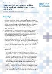 Consumer choice and control within a highly regulated, market-based system in Australia