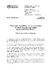 FCTC/COP/3/8 Elaboration of guidelines for implementation of Article 12 of the Convention (decision FCTC/COP2(14))