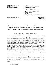 FCTC/COP/3/12 Financial resources and mechanisms of assistance - implemention of decisions FCTC/COP1(‎13)‎ and FCTC/COP2(‎10)‎ of the Conference of the Parties: progress note of the Convention Secretariat