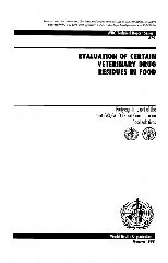 Evaluation of certain veterinary drug residues in food : forty-eighth report of the Joint FAO/WHO Expert Committee on Food Additives