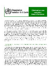Elimination des maladies liées à l'amiante