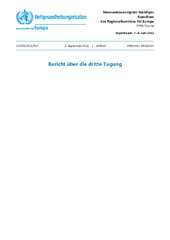 Neunundzwanzigster Ständiger Ausschuss des Regionalkomitees für Europa: Bericht über die dritte Tagung, Kopenhagen, 7.–8. Juni 2022