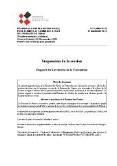FCTC/MOP/3/19 Suspension de la session