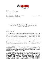 FCTC/COP/4/13 Application de l’article 19 de la Convention : «Responsabilité»