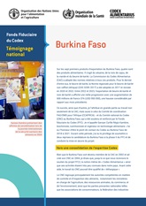 Fonds fiduciaire du Codex, témoignage national : Burkina Faso