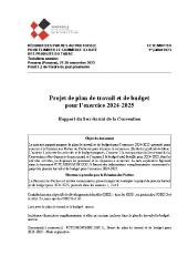 FCTC/MOP/3/9 Projet de plan de travail et de budget pour l’exercice 2024-2025