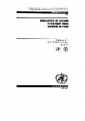 Evaluation of certain veterinary drug residues in food : fifty-fourth report of the Joint FAO/WHO Expert Committee on Food Additives