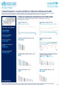 United Kingdom: country profile for child and adolescent health