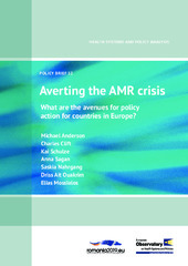 Averting the AMR crisis: what are the avenues for policy action for countries in Europe?