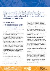 Estimations mondiales et régionales de la violence à l’encontre des femmes – Résumé d’orientation