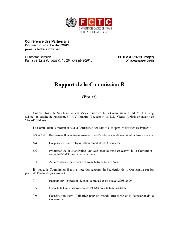 FCTC/COP/4/29 Rapport de la Commission B (‎Projet)‎