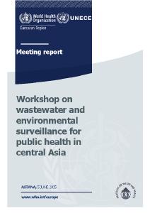Workshop on wastewater and environmental surveillance for public health in central Asia: meeting report, Astana, 5 June 2025