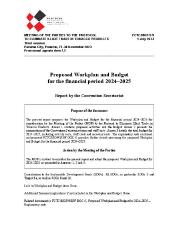 FCTC/MOP/3/9 Proposed Workplan and Budget for the financial period 2024–2025