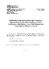 A/FCTC/COP/2/15 Application of international intergovernmental organizations for the status of observer to the Conference of the Parties to the WHO Framework Convention on Tobacco Control