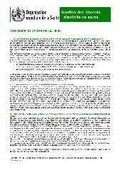 Gestion des déchets d' activité de soins : document d' orientation