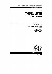 Evaluation of certain food additives and contaminants : fifty-fifth report of the Joint FAO/WHO Expert Committee on Food Additives