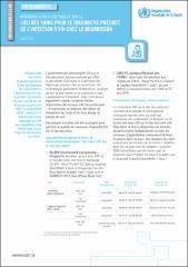 Nouveaux outils utilisables sur le lieu des soins pour le diagnostic précoce de l’infection à VIH chez le nourrisson
