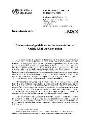 FCTC/COP/3/9 Elaboration of guidelines for implementation of Article 13 of the Convention