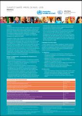 Climat et santé: profil de pays – 2015: Maroc
