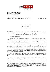 FCTC/COP6(‎19)‎ DÉCISION: Questions relatives au commerce et à l’investissement, accords internationaux compris, et problèmes juridiques en relation avec la mise en oeuvre de la Convention-cadre de l’OMS