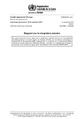 EUR/RC69/4 Add.1 Copenhague, 16-19 septembre 2019 : rapport du Vingt-sixième Comité permanent du Comité régional de l’Europe : rapport sur la cinquième session