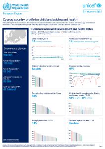 Cyprus: country profile for child and adolescent health