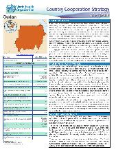 WHO country cooperation strategy at a glance: Sudan