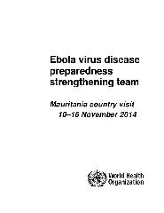 Mauritania: Ebola Preparedness Strengthening Team country visit